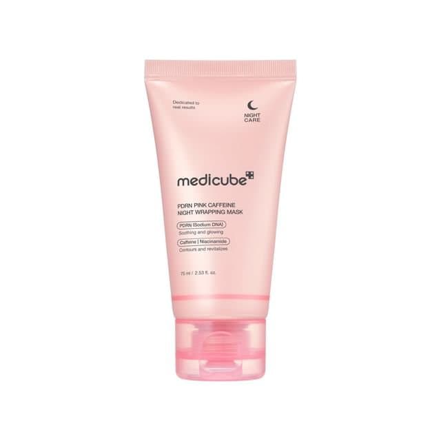 Medicube PDRN PINK CAFFEINE NIGHT WRAPPING MASK 75ml